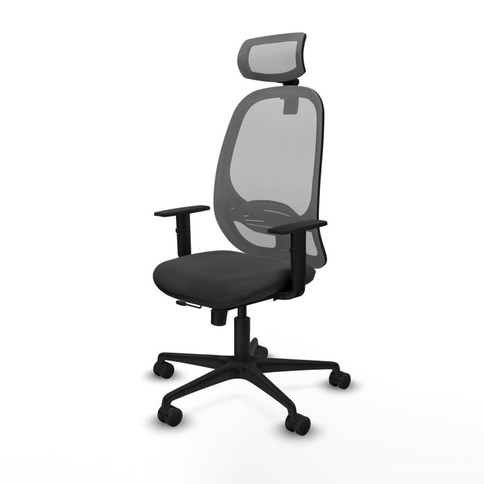 PIQUERAS Y CRESPO Silla de oficina Cilanco Gris con mecanismo Sincro/Traslack PIQUERAS Y CRESPO Silla de oficina Cilanco Gris con mecanismo Sincro/Traslack