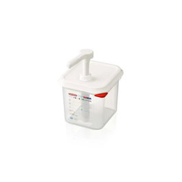 ARAVEN Dispensador de salsa GN 1/6 2,6 L