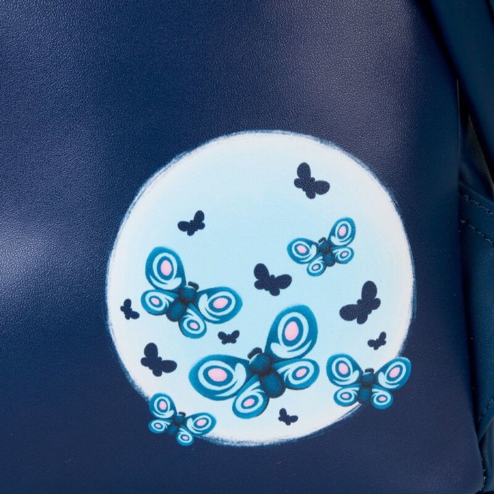 Loungefly Mochila Wedding Cake La Novia Cadaver, Piel Vegana, Tamaño 22,5x26,25x0cm, Bolsillo Frontal y Lateral, Detalles en Relieve y Estampados