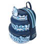 Loungefly Mochila Wedding Cake La Novia Cadaver, Piel Vegana, Tamaño 22,5x26,25x0cm, Bolsillo Frontal y Lateral, Detalles en Relieve y Estampados