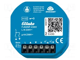 Eltako FJ62NP-230V Actor de radio para persianas y puertas enrollables 4A/250V