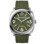 Watchpeople Reloj para Mujer con Correa Verde y Caja Gris