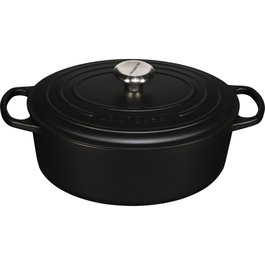 Le Creuset Signature Cazuela ovalada 29 cm negro