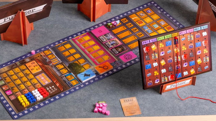 Tranjis Games SL Juego de Mesa Pulitzer Juego Estratégico Periodismo de Investigación 1-5 Jugadores 60-120 Minutos