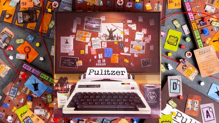 Tranjis Games SL Juego de Mesa Pulitzer Juego Estratégico Periodismo de Investigación 1-5 Jugadores 60-120 Minutos