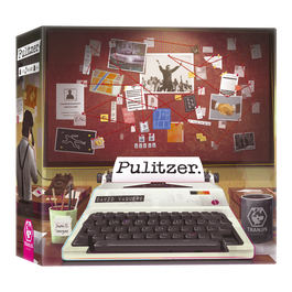 Tranjis Games Juego de Mesa Pulitzer - Estratégico Eurogame - Tema Periodismo Investigación - Watergate Vietnam - Para 1 a 5 Jugadores (60-120 Min) - Idioma Requiere Confirmación