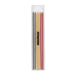 WOLFPACK LINEA PROFESIONAL Minas Recambio Para Lapiz Carpintero (6 Piezas)