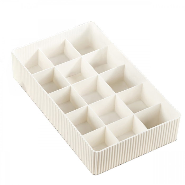 Aberto Design ORG-2022 Joyero de Polipropileno Crudo 30 x 18 x 6.5 cm Elegante y Funcional para Mujer Aberto Design ORG-2022 Joyero de Polipropileno Crudo 30 x 18 x 6.5 cm Elegante y Funcional para Mujer