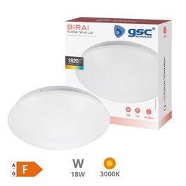 GSC Evolution Plafón de techo LED Birai 18W 3000K
