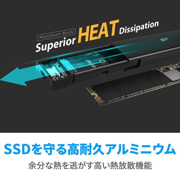 Silicon Power SP PD60 Caja externa M.2 NVMe/SATA USB 3.2 Type-C Negro Silicon Power SP PD60 Caja externa M.2 NVMe/SATA USB 3.2 Type-C Negro