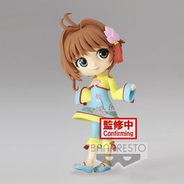 Banpresto Figura Sakura Kinomoto Ver.A Cardcaptor Sakura Clear Card Q posket 14cm