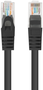 Lanberg Cable de Red Cat6 U/UTP 7,5 m Negro PCU6-10CC-0750-BK