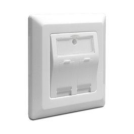 DeLOCK Keystone Anschlussdose 2 Port 86202