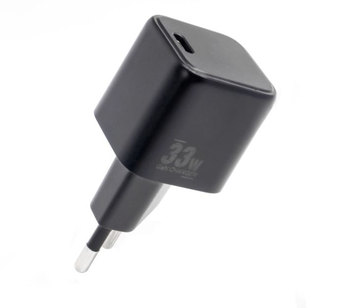 CoreParts Cargador USB-C 33W Nano GaN PD 3.0 Negro CoreParts Cargador USB-C 33W Nano GaN PD 3.0 Negro