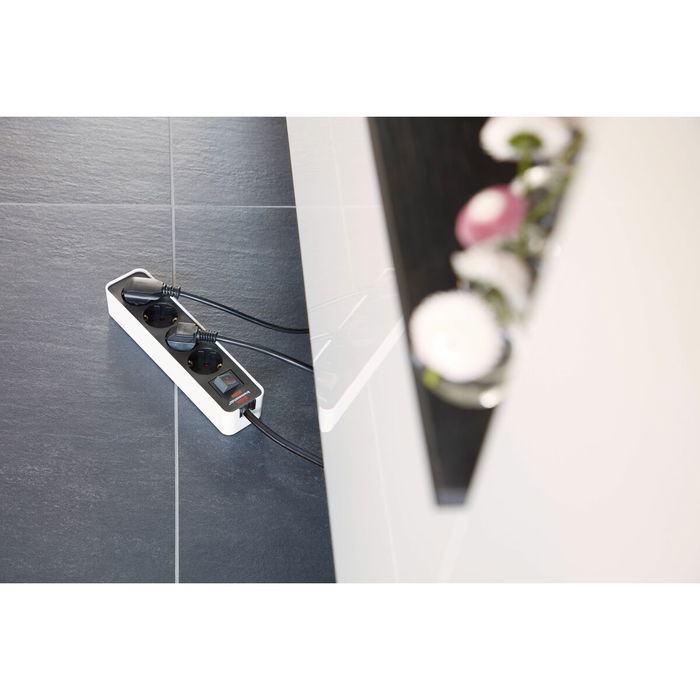 Regleta Enchufes 3 Tomas con Interruptor Brennenstuhl Ecolor 3600 W (1,5 m)