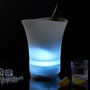 Party Time Cubo Cava con Altavoz Bluetooth, Luz LED Cambiante y Resistente al Agua