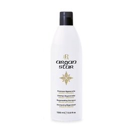 Racioppi Champú Regenerador Argán y Queratina Star para Cabello Dañado, Antiedad y Protector, 1000ml