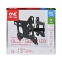 One For All WM2251 Soporte de Pared para TV LED/LCD de 13 a 40 Pulgadas con Inclinación y Rotación 180°, Negro