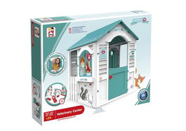 Chicos Casa Centro Veterinario con hueco para mascotas 84x103x104 cm