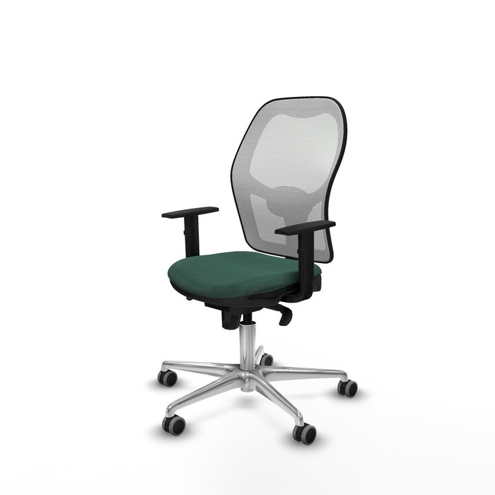PIQUERAS Y CRESPO Silla de oficina Jorquera Verde botella y Blanco PIQUERAS Y CRESPO Silla de oficina Jorquera Verde botella y Blanco
