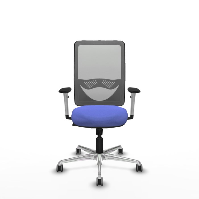PIQUERAS Y CRESPO Silla de oficina Zulema con Mecanismo Sincro Azul y Gris PIQUERAS Y CRESPO Silla de oficina Zulema con Mecanismo Sincro Azul y Gris