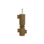 DKD Home Decor Candelabro de Resina KIYO Símil Madera Marrón