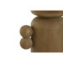 DKD Home Decor Candelabro de Resina KIYO Símil Madera Marrón