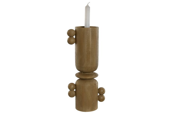 DKD Home Decor Candelabro Kiyo Alpino Marrón 9 x 34 x 13 cm DKD Home Decor Candelabro Kiyo Alpino Marrón 9 x 34 x 13 cm