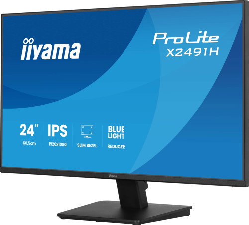 Iiyama ProLite X2491H-B1 Monitor de PC 60.5 cm (24") Full HD 1920 x 1080 120 Hz IPS 1ms AMD FreeSync montaje VESA 100x100 Negro Iiyama ProLite X2491H-B1 Monitor de PC 60.5 cm (24") Full HD 1920 x 1080 120 Hz IPS 1ms AMD FreeSync montaje VESA 100x100 Negro