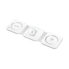 LogiLink Cargador inalámbrico magnético 3 en 1 para dispositivos Apple