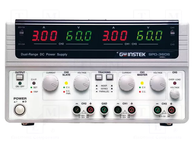 GW INSTEK Fuente de alimentación de laboratorio SPD-3606 0÷30VDC 0÷6A GW INSTEK Fuente de alimentación de laboratorio SPD-3606 0÷30VDC 0÷6A
