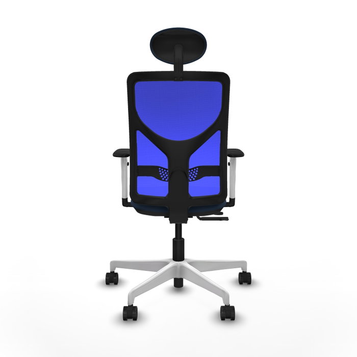 PIQUERAS Y CRESPO Silla de oficina Motilla Azul marino y Azul PIQUERAS Y CRESPO Silla de oficina Motilla Azul marino y Azul