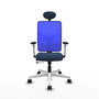 PIQUERAS Y CRESPO Silla de oficina Motilla Azul marino y Azul