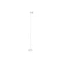 DKD Home Decor Lámpara de pie de metal blanca