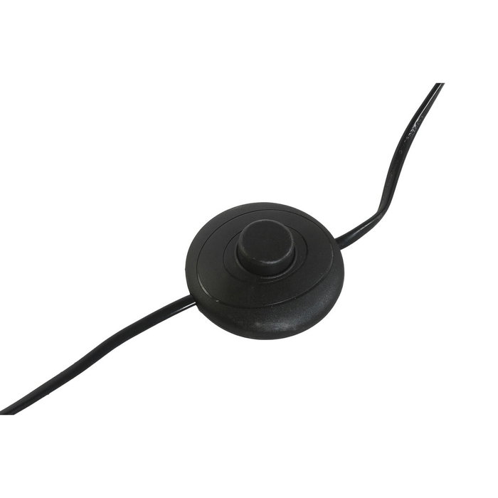 DKD Home Decor Lámpara de pie de metal blanca
