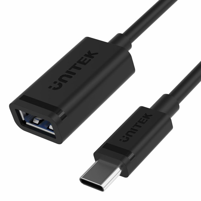 Unitek Adaptador USB-C (M) a USB-A (F) 10Gbps 60W con cable de 1m Unitek Adaptador USB-C (M) a USB-A (F) 10Gbps 60W con cable de 1m