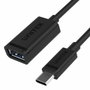 Unitek Adaptador USB-C (M) a USB-A (F) 10Gbps 60W con cable de 1m