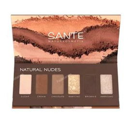 SANTE NATURKOSMETIK Paleta de Sombras de Ojos Natural Nudes 6 Colores 6g