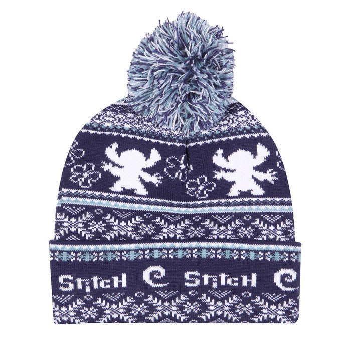 Gorro Stitch Fair Isle Pom Beanie Azul marino Gorro Stitch Fair Isle Pom Beanie Azul marino
