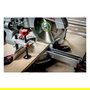 Metabo KGS 18 LTX BL 254 Sierra de inglete con carriles deslizantes, bisel unico, 4000 RPM, corte 215 x 47 mm, 18V con 2 baterias de 5.2Ah 10.4Ah total