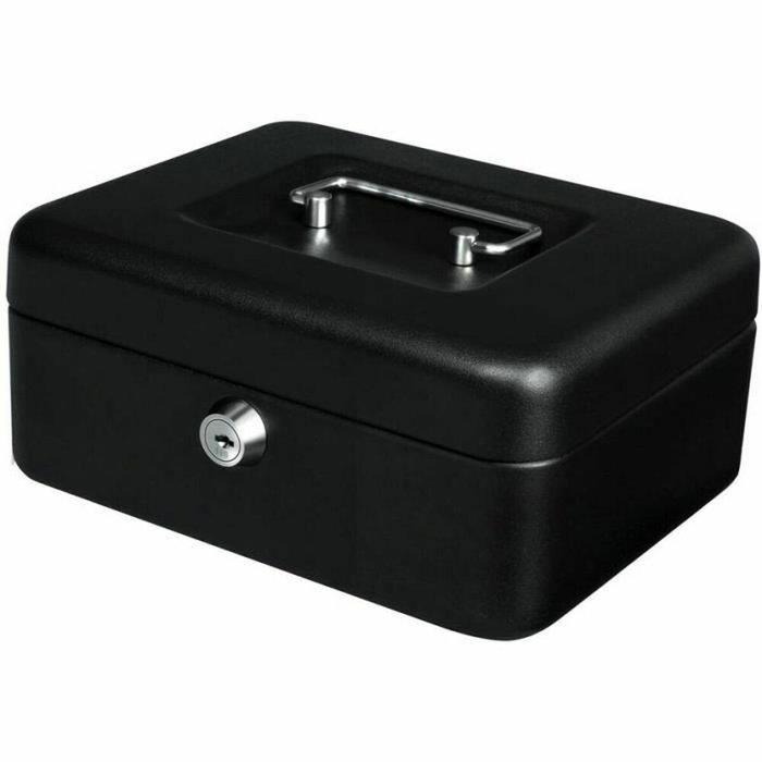 Vachette Caja de dinero con aceptador de monedas - Negro Vachette Caja de dinero con aceptador de monedas - Negro