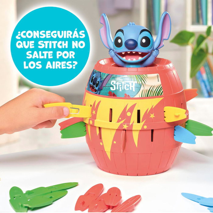 Bizak Salta Stitch 30693772 Juego de Acción Hawaiano Disney +4 Años Español