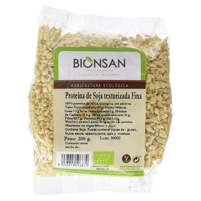 BIONSAN Proteína de Soja Texturizada Fina ECO 200gr BIONSAN Proteína de Soja Texturizada Fina ECO 200gr