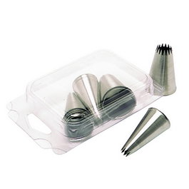 Matfer Set de 6 Boquillas de Acero Inoxidable