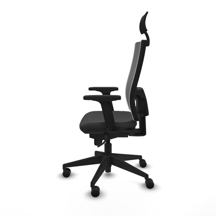 PIQUERAS Y CRESPO Silla de oficina Horna con mecanismo Sincro Gris PIQUERAS Y CRESPO Silla de oficina Horna con mecanismo Sincro Gris