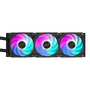 Gigabyte Refrigeración líquida AORUS WATERFORCE X II 360 AIO - 3 ventiladores ARGB 120mm, pantalla LCD, compatible Intel LGA 1700 y AMD AM5