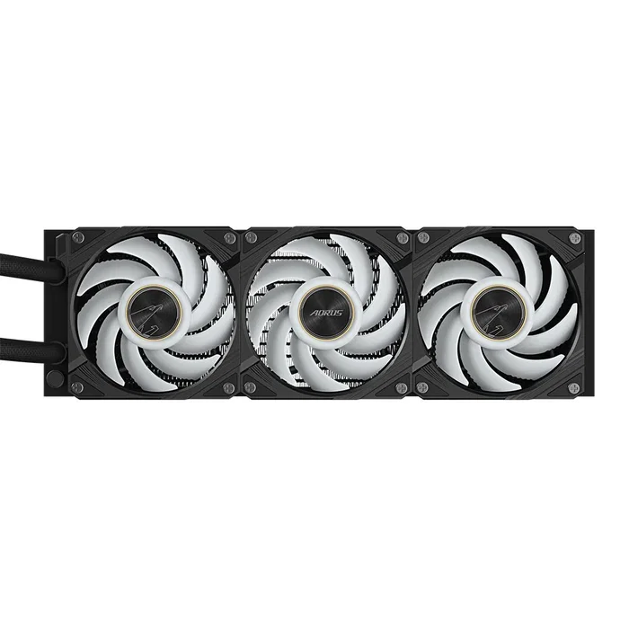 Gigabyte AORUS WATERFORCE X II 360 Liquid CPU Cooler con 3 ventiladores ARGB de 120 mm y pantalla LCD Gigabyte AORUS WATERFORCE X II 360 Liquid CPU Cooler con 3 ventiladores ARGB de 120 mm y pantalla LCD