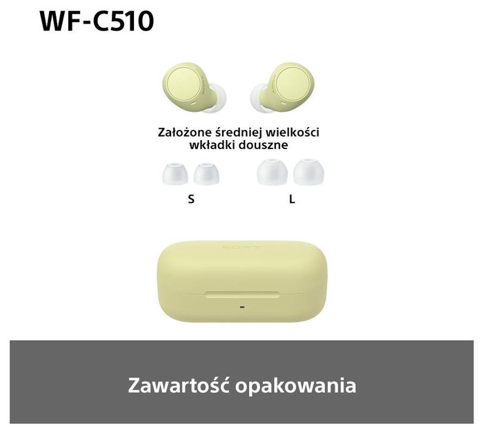 Sony WF-C510 Auriculares True Wireless Amarillo