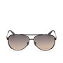 Guess Gafas GU00193 01B Gafas de Sol Mujer Forma Piloto Metal - Lente 58 mm, Puente 12 mm, Patilla 140 mm