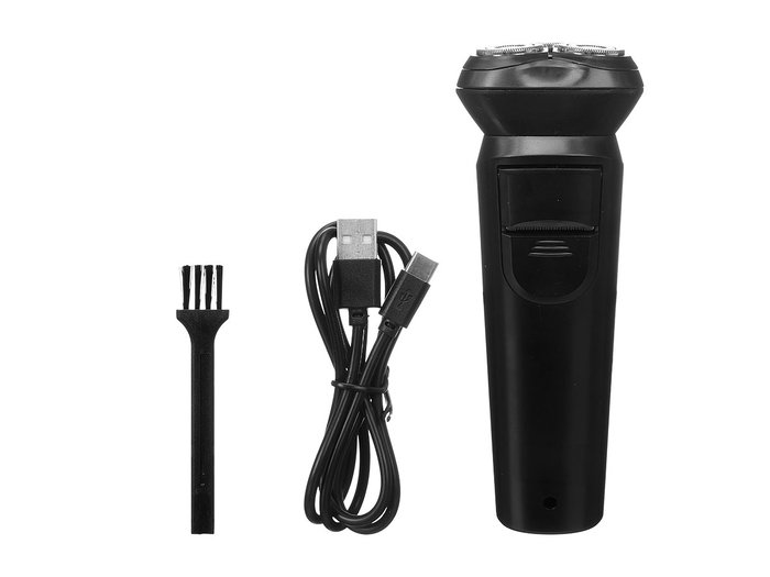 Argon Afeitadora 3 Cabezales Negra USB 600mAh 15.8x5.7x5.5 cm (Set de 12)